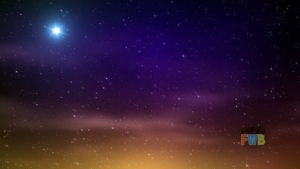 Free Nature Worship Background "Watercolor Night Sky"