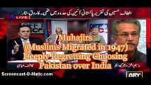 Muhajirs (Muslims Migrated in 1947) Deeply Regretting Choosing Pakistan over India