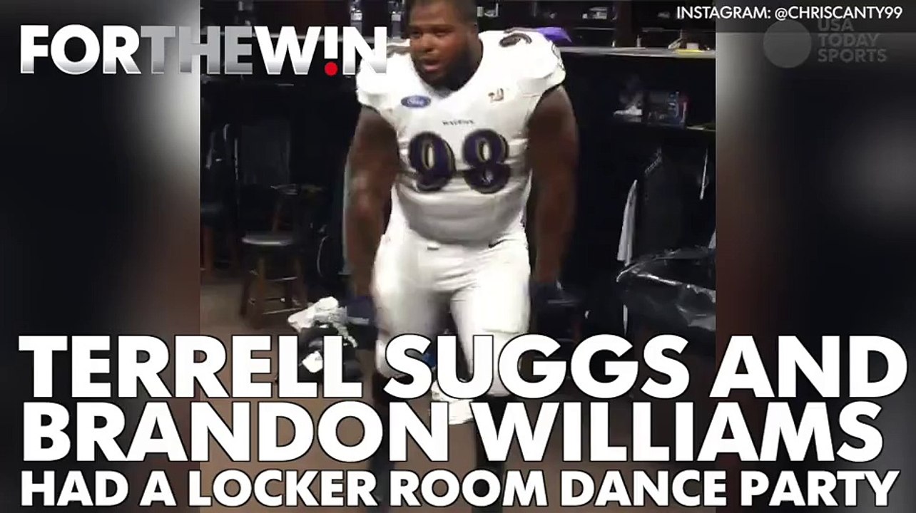 The Baltimore Ravens had a locker room dance party