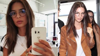 Emily Ratajkowski prouve que 4 yeux sont mieux que 2