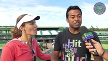Martina Hingis and Leander Paes check in with Live @ Wimbledon
