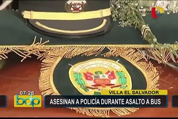 VES: policía muere baleado por delincuentes en asalto a bus