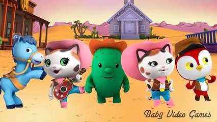 Finger Family Sheriff Callie's Wild West | Daddy Finger Songs for Kids| Cartoon Animation Rhymes