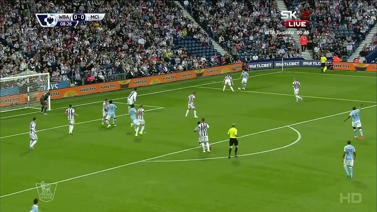 Yaya Toure 0_1 _ West Bromwich Albion - Manchester City 10.08.2015 HDn