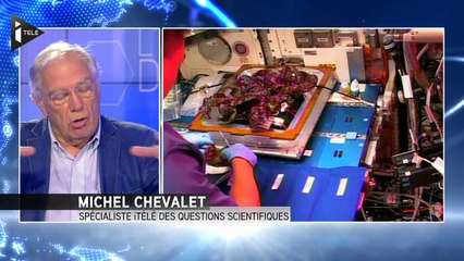 Dégustation de salade cultivée dans l'espace