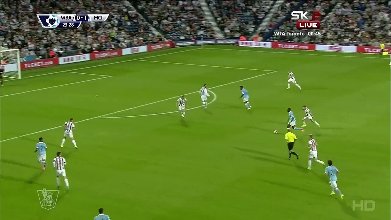 Yaya Toure 0_2 Amazing Goal _ West Bromwich Albion - Manchester City 10.08.2015 HD
