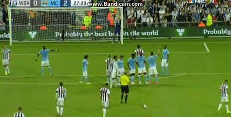 FREE CICK FOR WEST BROMWICH GOG SANS FOR GOAL(27)
