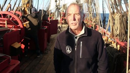 Historic Hermione frigate nears end of 10,000 mile US tour