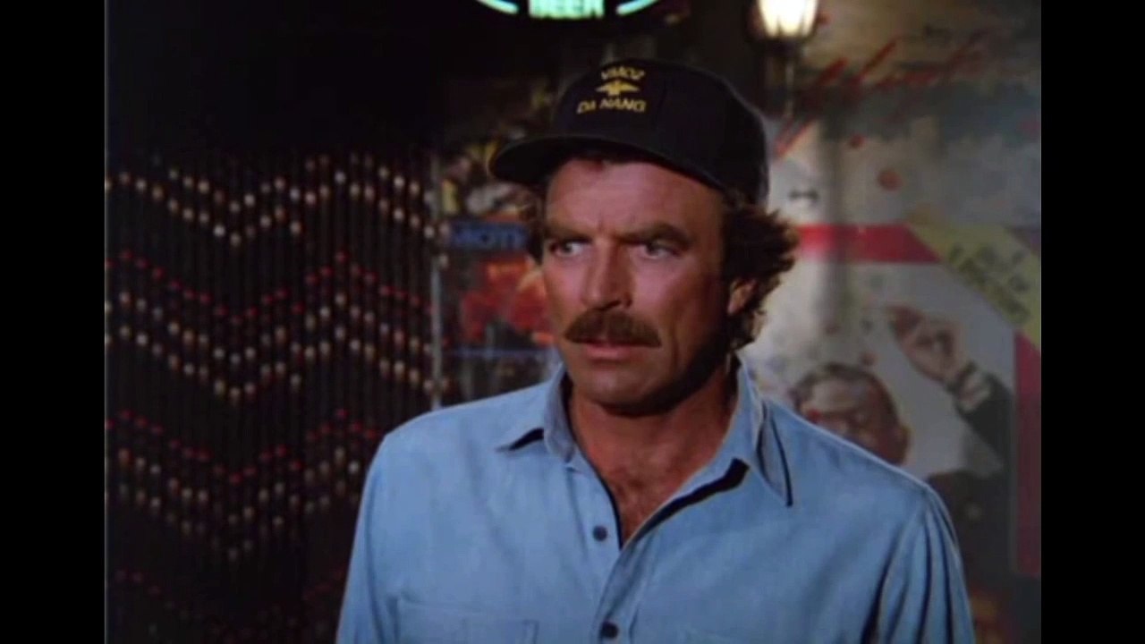 MAGNUM P.I. ~ TOM SELLECK ~ SINGING