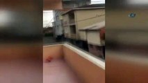 Teröristler ve polis arasındaki çatışma kamerada