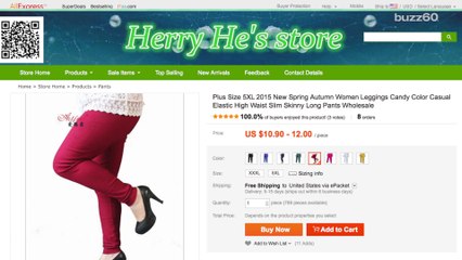 Retailer's ad shows thin model fitting into one plus-sized pants leg