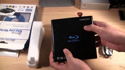 Unboxing Samsung SE-506 Slim Portable Blu-ray Writer + AV Connectivity note