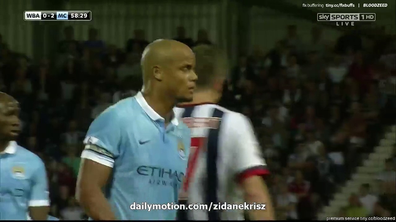 Kompany Goal - West Bromwich vs Manchester City 2015
