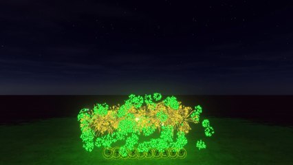 Fireworks Simulation - Dances (from The Nutcracker) (P.-I.Tchaïkovski)
