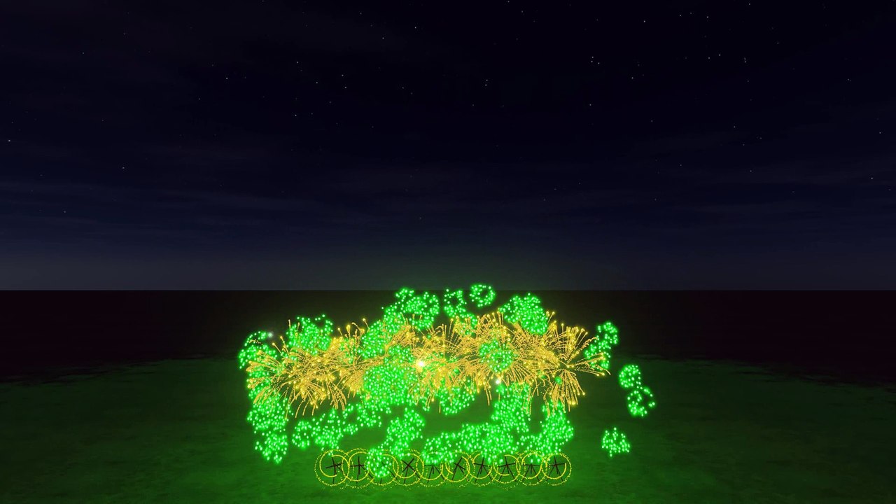 Fireworks Simulation - Dances (from The Nutcracker) (P.-I.Tchaïkovski)