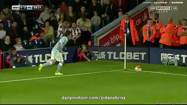 0-3 Vincent Kompany GOALHD - West Bromwich Albion v. Manchester City - EPL 10.08.2015