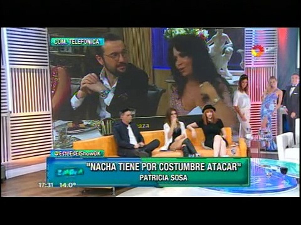 Patricia Sosa enfrentada con Nacha defiende al doble de Sandro