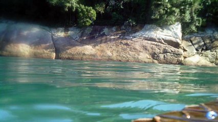 Rumo ao  Arquipélago de Marcellus, Ubatuba, SP, Brasil