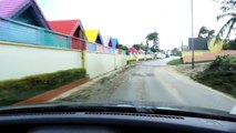 Hurricane Sandy Driving through Nassau Bahamas
