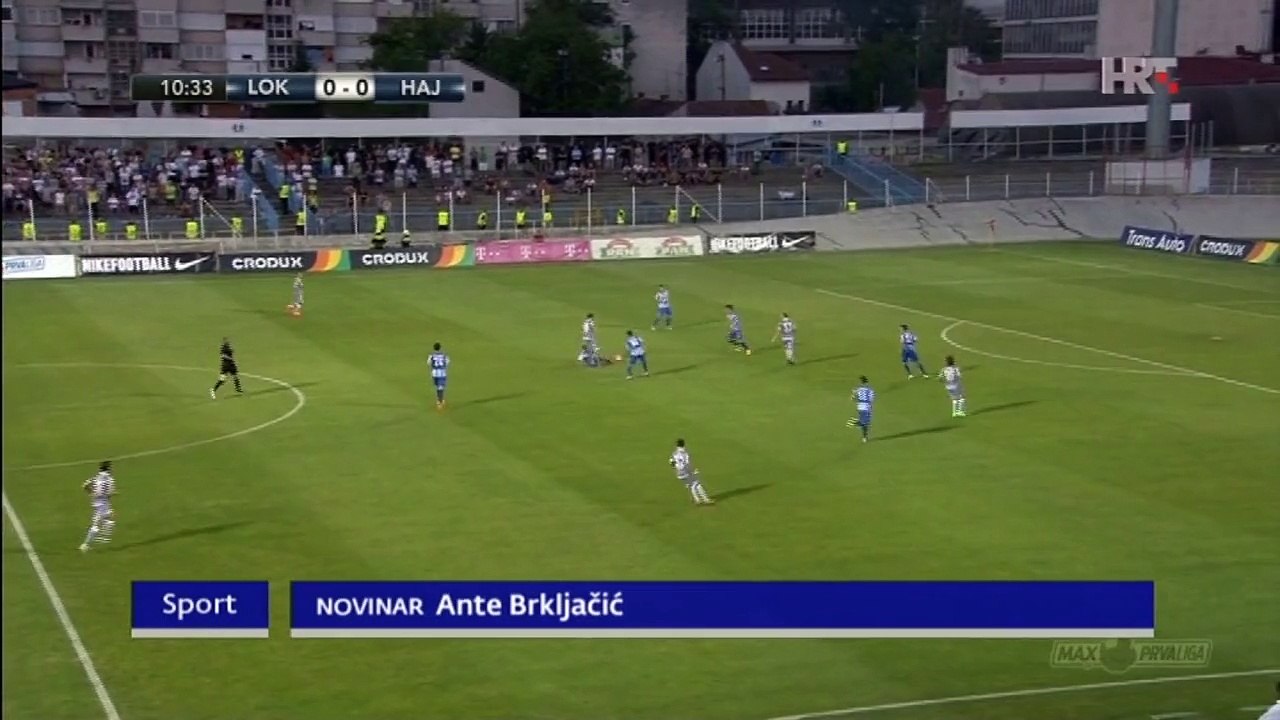 Lokomotiva - Hajduk 1-2, golovi, 10.08.2015. HD