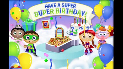 Super Why Cake Maker Birthday Party Cartoon Animation PBS Kids Game Play Walkthrough