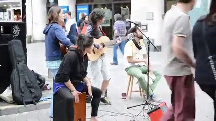 Buskers in Galway, Ireland 2014