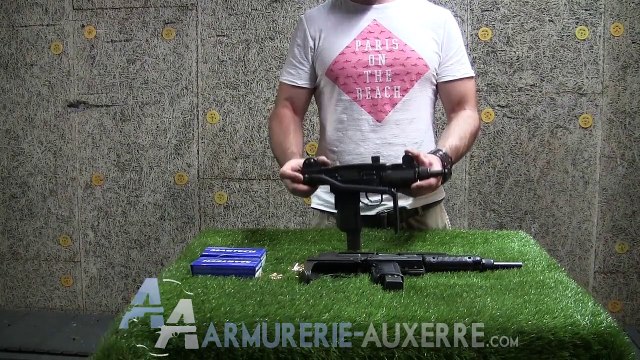 Mini Uzi calibre 9x19, Armurerie Auxerre