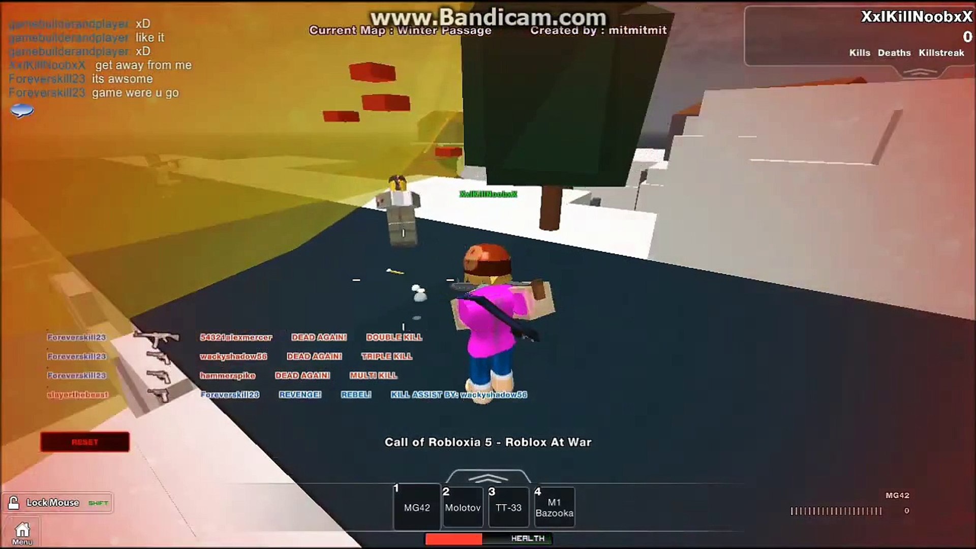 Roblox Dead Winter Roblox Call Of Robloxia 5 Roblox At War 2013 Hacks Video