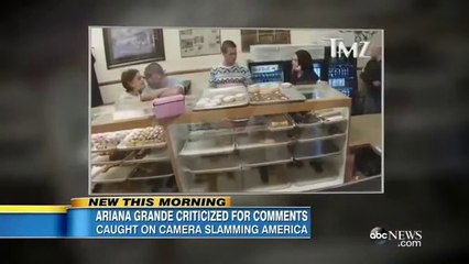 Ariana Grande -I Hate America & Americans- & Licks Donut - Fans Reaction