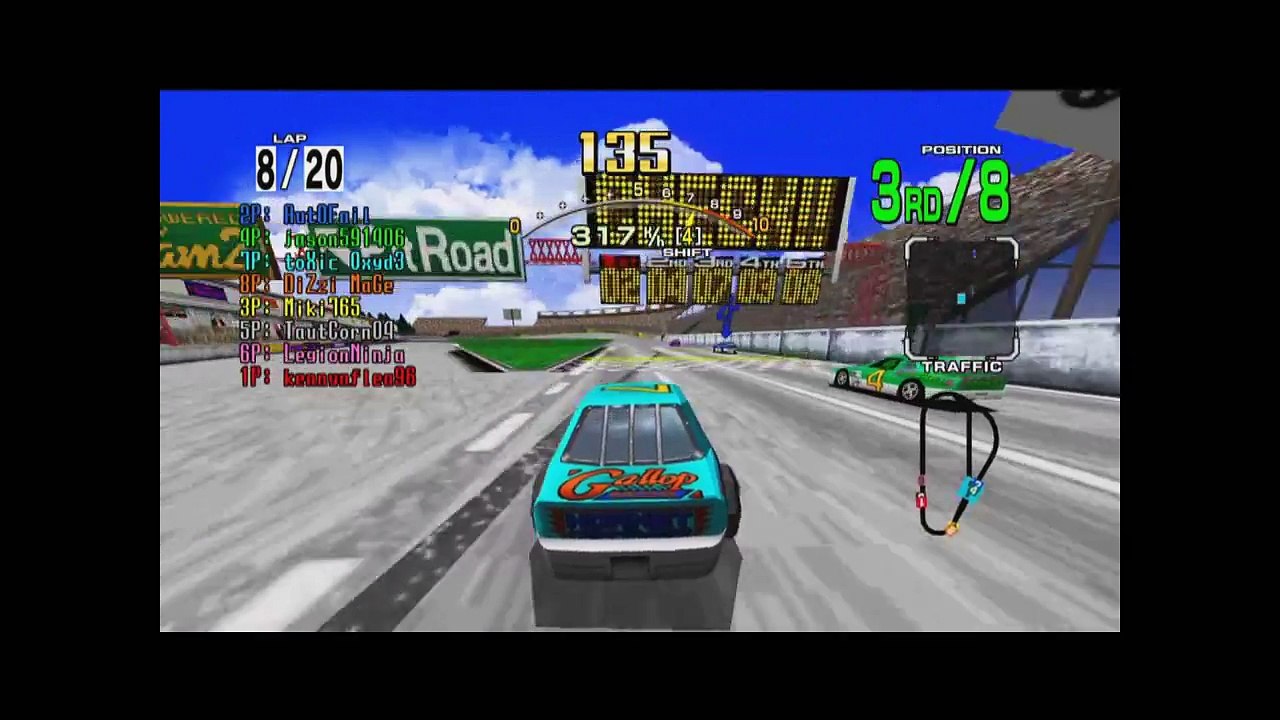 Daytona USA Online - I hate you Blue car