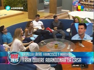 Pelea Francisco y Mariano de GH