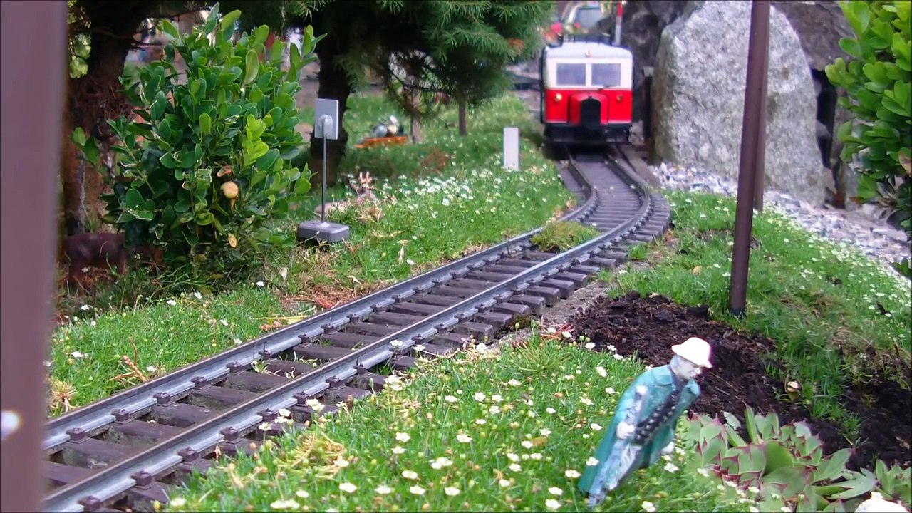LGB Fahrtag im August 2014 anlässlich des 10jährigen Bestehens unserer Gartenbahn