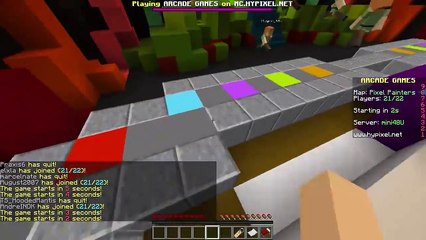 ENDERMAN PLAYING BASEBALL! - PIXEL PAINTERS - Minecraft Mini-Game w/Biggs87x
