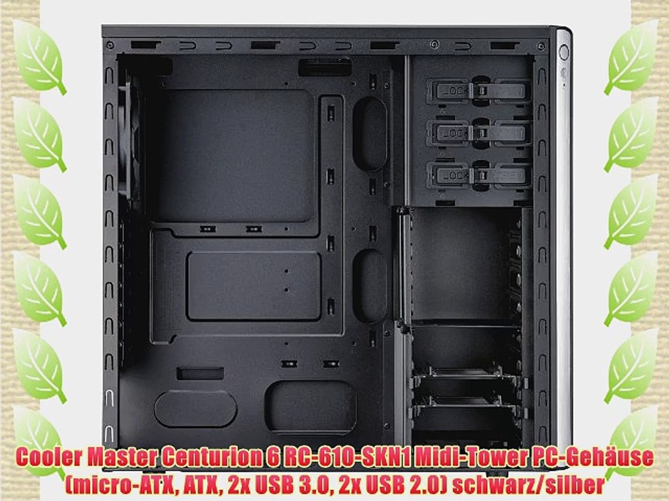Cooler Master Centurion 6 RC-610-SKN1 Midi-Tower PC-Geh?use (micro-ATX ATX 2x USB 3.0 2x USB
