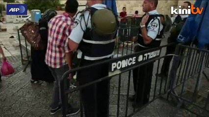 Halang solat, pertempuran meletus dekat Masjid Al-Aqsa