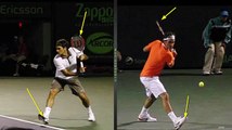 Tennis Tecnica Federer Servire  tecniche di base rovescio a tennis Grip elementi Top Spin importanti