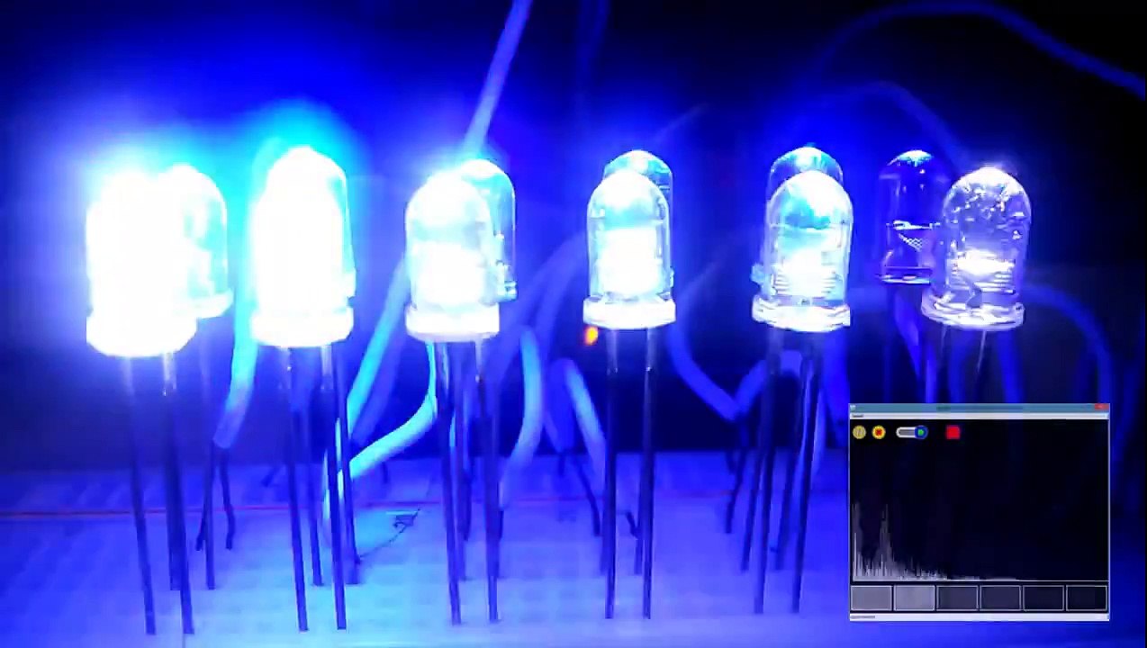 Music Visualizer with Arduino & Processing