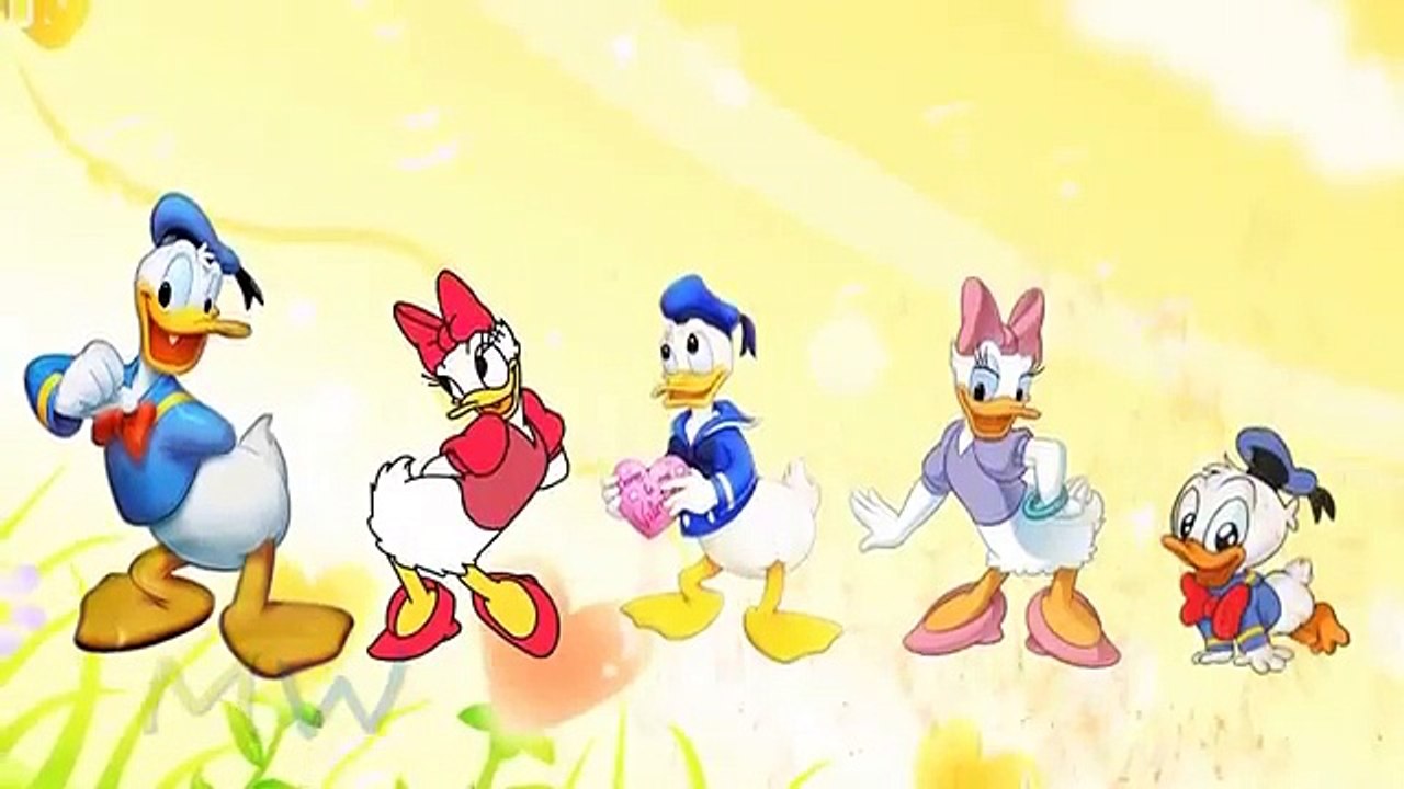 Donald Duck Finger Family Rhymes Song | Cartoon Animation Nursery Rhymes For Children
