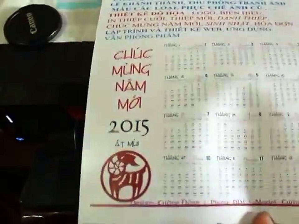Chuyên thiết kế và In lịch Tết giá rẻ 2015 theo yêu cầu khách hàng