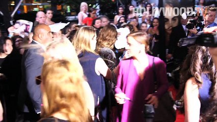 Cara Delevingne and Nat Wolff at Paper Towns premiere -  Hollywood TV