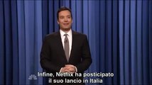 Jimmy Fallon - Netflix, connessione internet in Italia e Blockbuster