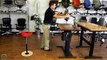 Varier Move Standing Stool and Adjustable Height Desk - The Human Solution