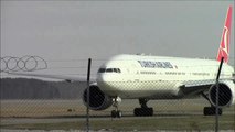✈ Turkish Airlines - Boeing 777   BA Golden Dove - Take-Off at Hannover Airport [HD]