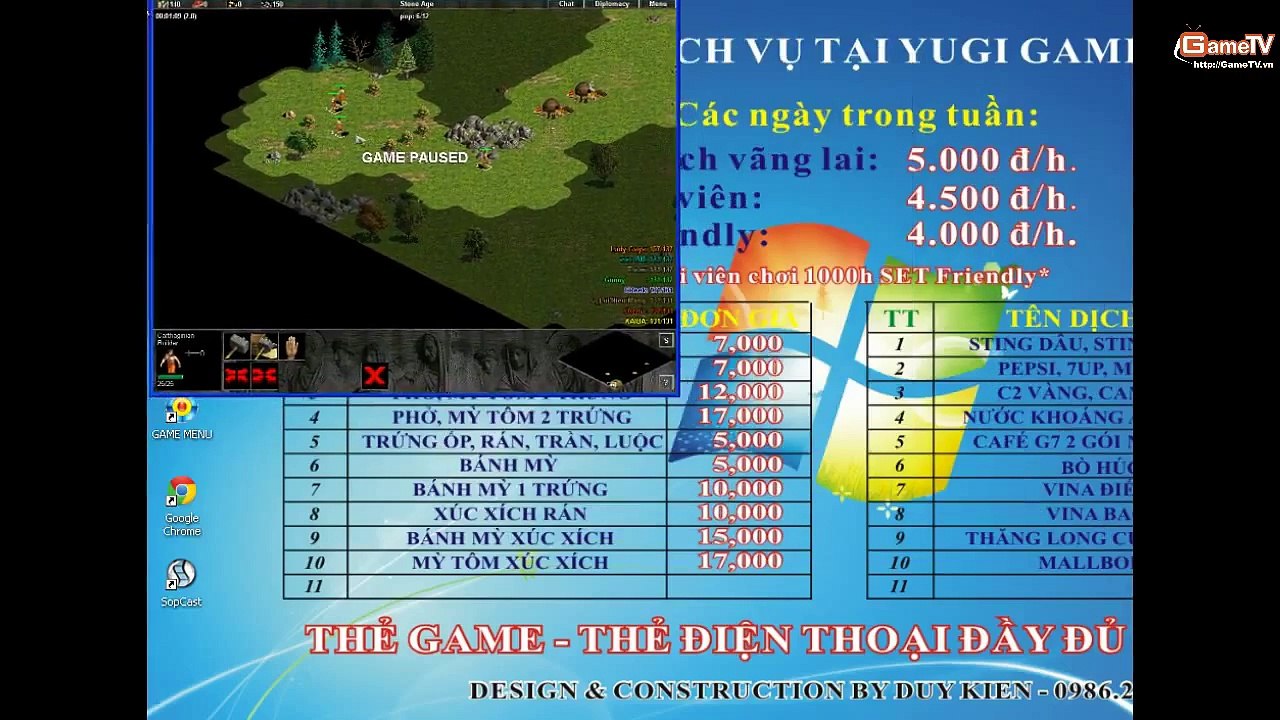 AOE | Thai Binh vs GameTV 6-6 (may TBL) C2.3