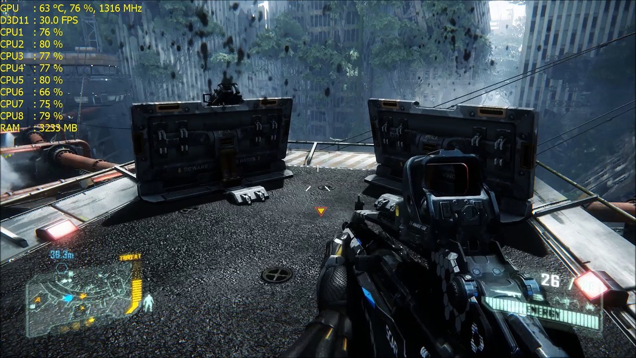 Benchmark Crysis 3 PC Ultra settings 1080p (GTX 970 + FX-8320)