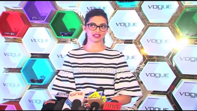 Bajirao Mastani -Deepika Padukone shares about his upcoming movie Bajirao Mastani at launch of popular eye-care brand's new collection.