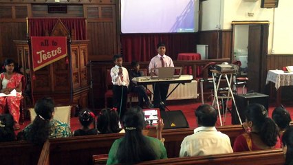 Children's Sunday Service at CARDIFF TAMIL CHURCH