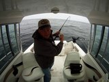 Solo Salmon Trolling Fishing Monterey Bay out of Moss Landing