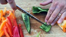 Pablano & Portobello Fajitas with Mango Pico de Gallo & Fresh Avocado Spread