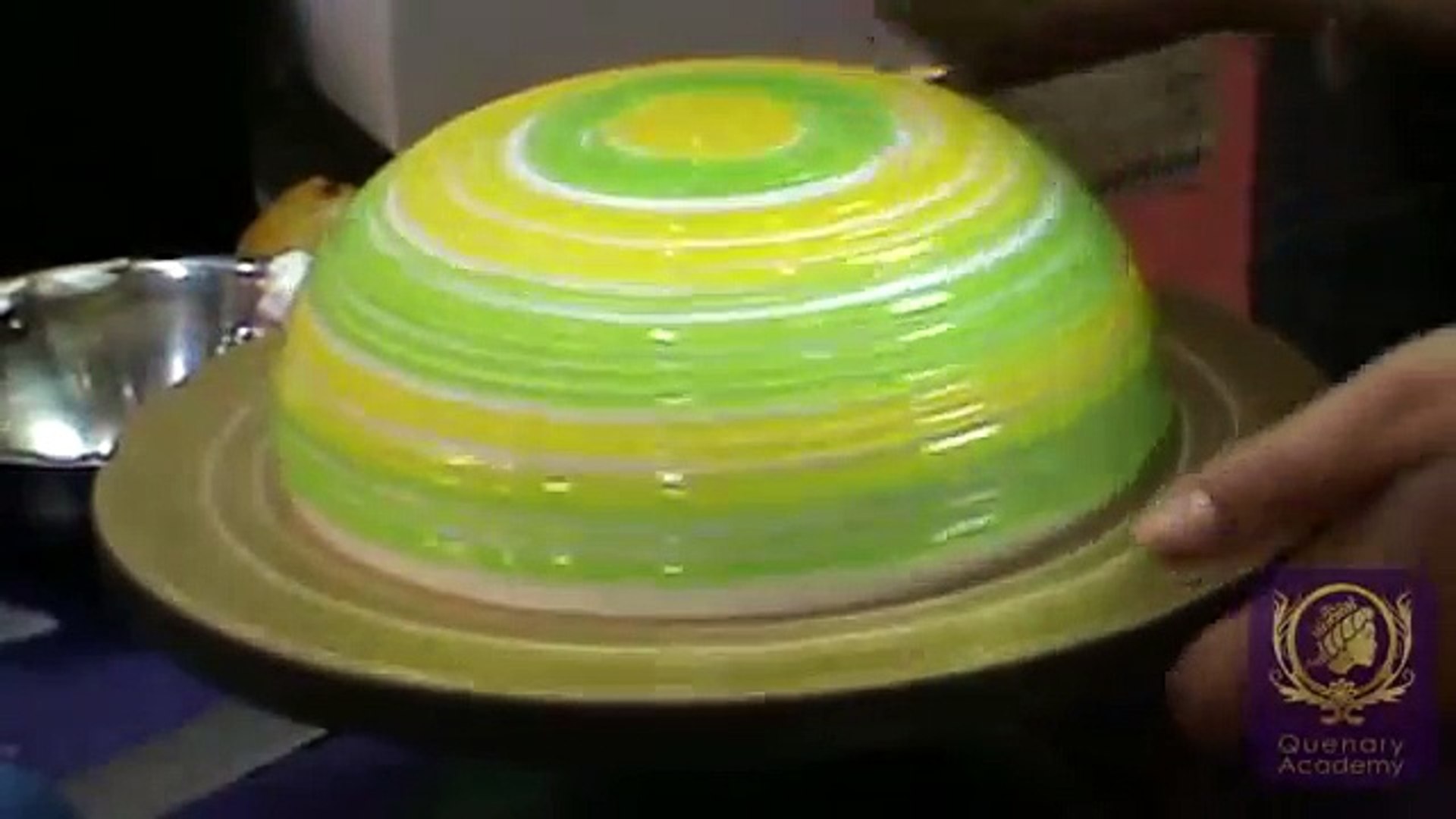 Quenary Academy Clay Art Cream Cake Decoration Demo 2 Design In 1 Cake Video Dailymotion